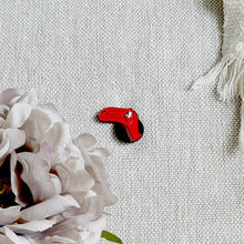 Load image into Gallery viewer, Bubble Red Rex Lapel Pin

