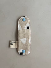 Load image into Gallery viewer, Handmade Fabric Cable Tie (Rounded rectangle - Onigiri)