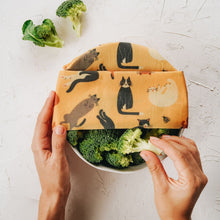 Load image into Gallery viewer, Cats Beeswax Wraps - Set of 5 sizes (limited edition)