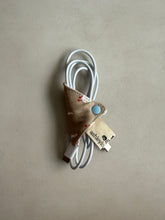 Load image into Gallery viewer, Handmade Fabric Cable Tie (Diamond - Little Duckies)