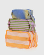 Load image into Gallery viewer, Baggu 3D Zip Set - Hotel Stripes
