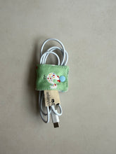 Load image into Gallery viewer, Handmade Fabric Cable Tie (Rectangle - Little Chicks)