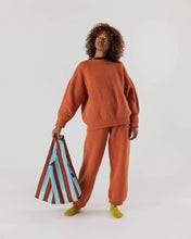 Load image into Gallery viewer, Standard Baggu Raisin Awning Stripe