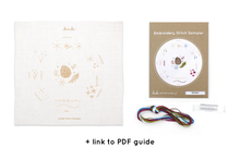 Load image into Gallery viewer, Embroidery Stitch Sampler - Winter