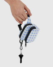 Load image into Gallery viewer, Charms - Fanny Pack Charm Light Blue Gingham