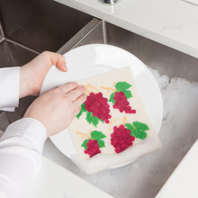 Load image into Gallery viewer, Grapes Sponge Cloth