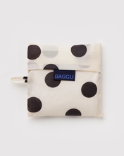 Load image into Gallery viewer, Standard Baggu Cream and Black Polka Dot