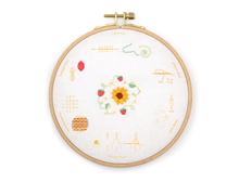 Load image into Gallery viewer, Embroidery Stitch Sampler - Summer