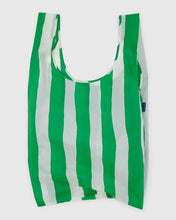 Load image into Gallery viewer, Big Baggu Green Painted Stripe