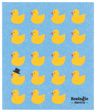 Load image into Gallery viewer, Rubber Duckies Sponge Cloth