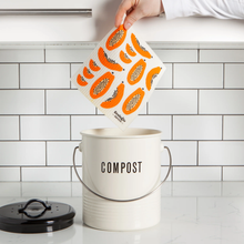 Load image into Gallery viewer, Papaya Sponge Cloth