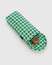 Load image into Gallery viewer, Puffy Glasses Sleeve Green Gingham