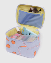 Load image into Gallery viewer, Cosmetic or Storage Case (LARGE) - Apricots & Ribbons