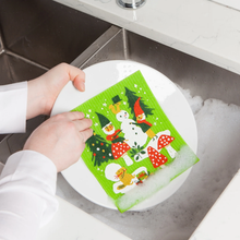 Load image into Gallery viewer, Gnome for Holidays Sponge Cloth