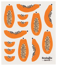 Load image into Gallery viewer, Papaya Sponge Cloth