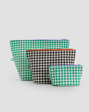 Load image into Gallery viewer, Go Pouch Set - Gingham