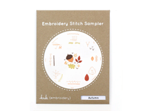 Load image into Gallery viewer, Embroidery Stitch Sampler - Autumn