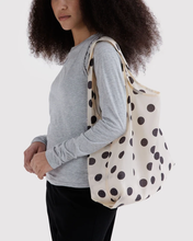 Load image into Gallery viewer, Standard Baggu Cream and Black Polka Dot