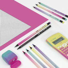 Load image into Gallery viewer, HB graphite pencil with eraser, Sunset series