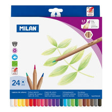 Load image into Gallery viewer, Box 24 hexagonal colour pencils with thick lead, Ø 3.5 mm