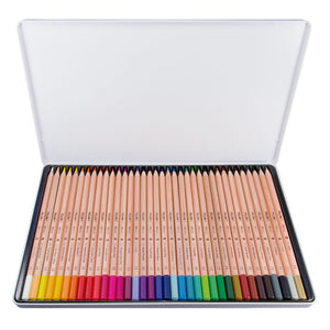 Metal box 36 colour pencils with thick lead, Ø 3.5 mm