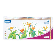Load image into Gallery viewer, Metal box 48 colour pencils with thick lead, Ø 3.5 mm