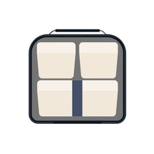 Load image into Gallery viewer, Isothermal food bag with 3 lunch boxes (3.5L) Terrazzo, Beige