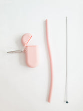 Load image into Gallery viewer, Pocket Reusable Silicon Straw