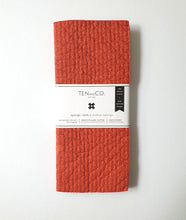 Load image into Gallery viewer, Rust Solid Dyed Sponge Cloth