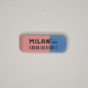 Double Use Bevelled Erasers MILAN 840 (pink - blue)
