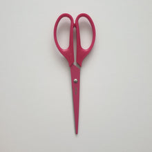 Load image into Gallery viewer, Acid pink office scissors 17 cm