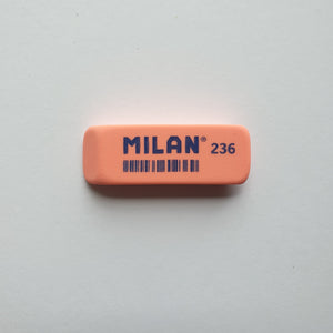 Bevelled Erasers Nata® MILAN 236 (Fluorescent Orange)