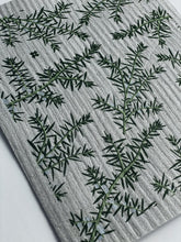 Load image into Gallery viewer, Juniper Greens on Grey Sponge Cloth