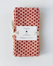 Load image into Gallery viewer, Everyday Napkins Set of 4 - Starburst, Rust