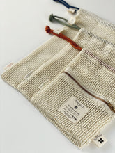 Load image into Gallery viewer, Organic Cotton Mesh Produce Bag Set