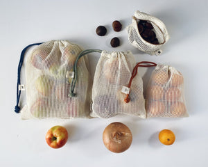 Organic Cotton Mesh Produce Bag Set