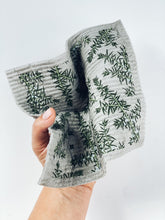 Load image into Gallery viewer, Juniper Greens on Grey Sponge Cloth
