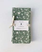 Load image into Gallery viewer, Everyday Napkins Set of 4 - Splatter, Sage
