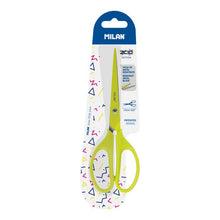 Load image into Gallery viewer, Acid yellow office scissors 17 cm