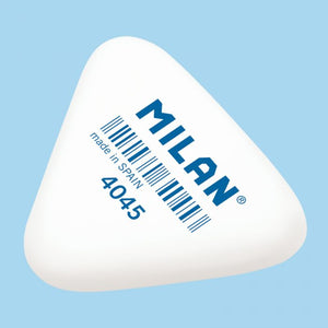 MILAN Small Triangular Soft Eraser 4045, White