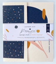 Load image into Gallery viewer, Confetti Mill x Ten and Co. Sponge Cloth Gift Set (Set of 2)