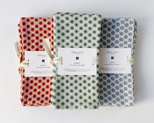 Load image into Gallery viewer, Everyday Napkins Set of 4 - Starburst, Sage
