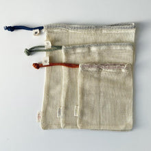 Load image into Gallery viewer, Organic Cotton Mesh Produce Bag Set
