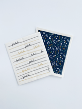 Load image into Gallery viewer, Pine Berry with Falalala Black and Gold Sponge Cloth Gift Set (Set of 2)