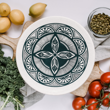 Load image into Gallery viewer, NOLIAH "Sideline" M Fabric Bowl Cover (unwaxed) 8.5"