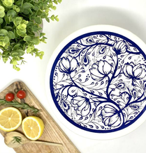 Load image into Gallery viewer, NOLIAH "Spring" XL Fabric Bowl Cover (unwaxed) 12.5"