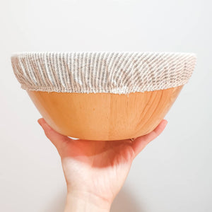 Stripes L Fabric Bowl Cover (unwaxed) 10"