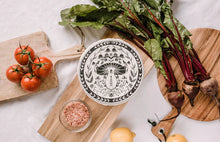 Load image into Gallery viewer, Amanita Mushroom M Fabric Bowl Cover (unwaxed) 8.5"