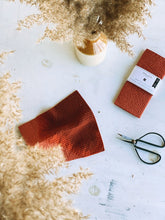 Load image into Gallery viewer, Rust Solid Dyed Sponge Cloth