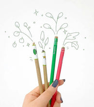 Load image into Gallery viewer, Recycled Paper Plantable Seed Pencils – Set of 4